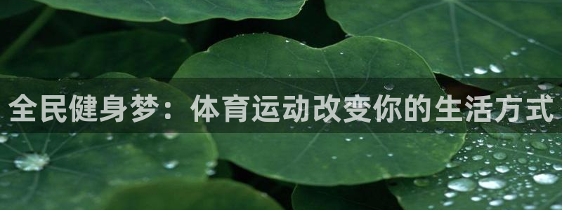 海南3377体育官网下载：全民健身梦：体育运动改变你